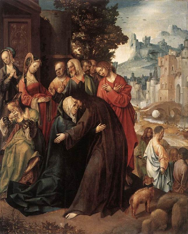 ENGELBRECHTSZ., Cornelis Christ Taking Leave of his Mother fdg